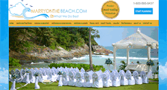 Desktop Screenshot of marryonthebeach.com